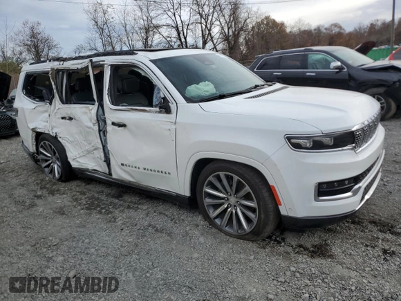 2022 Jeep Grand Wagoneer Series II with VIN 1C4SJVFJ6NS167011, listed as a Copart auction lot 80907574 with 48,653 mi miles and Non repairable. Bid and sale history available at DreamBid. Image 4.