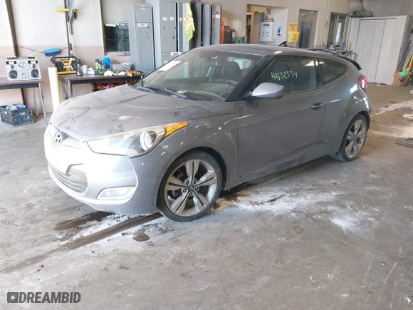 2017 Hyundai Veloster with VIN KMHTC6AD7HU321025, listed as a IAAI auction lot 41432334 with 88,647 mi miles. Bid and sale history available at carsss.com. Image 18.