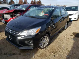 2021 Mitsubishi Mirage ES with VIN ML32FUFJ9MHF06826, listed as a Copart auction lot 66258671 with 2,386 mi miles and Salvage title. Bid and sale history available at DreamBid. Image 2.