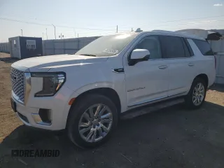 2021 GMC Yukon Denali with VIN 1GKS2DKL6MR477295, listed as a Copart auction lot 48206505 with 44,940 mi miles and Salvage Title. Bid and sale history available at carsss.com. Image 1.