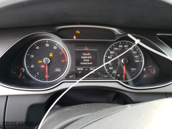 2014 Audi A4 Premium with VIN WAUAFAFL1EN029914, listed as a Copart auction lot 44600425 with 99,540 mi miles and Clean Title. Bid and sale history available at carsss.com. Image 9.