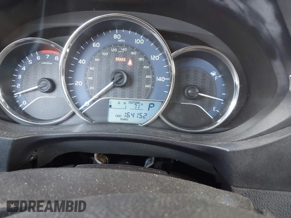 2016 Toyota Corolla L with VIN 2T1BURHE9GC600792, listed as a IAAI auction lot 42032340 with 164,152 mi miles and . Bid and sale history available at DreamBid. Image 7.