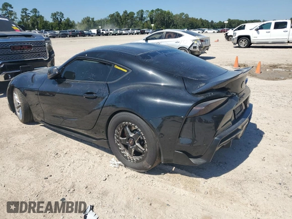2021 Toyota GR Supra 3.0 with VIN WZ1DB0C08MW045716, listed as a Copart auction lot 73589624 with 12,532 mi miles and Clean Title. Bid and sale history available at carsss.com. Image 2.