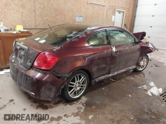 2006 Scion tC with VIN JTKDE177060142202, listed as a IAAI auction lot 41596442 with 161,486 mi miles. Bid and sale history available at carsss.com. Image 4.