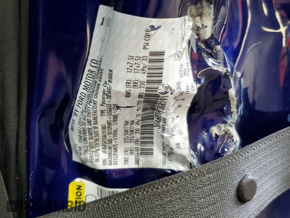 2016 Ford Fusion SE z VIN 3FA6P0H73GR191887, wystawiony jako Copart lot #63478345 z przebiegiem Nie podano mil oraz Szkoda całkowita • Salvage title. Historia ofert i sprzedaży dostępna na DreamBid. Obrazek 12.
