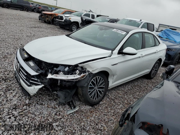 2019 Volkswagen Jetta SEL z VIN 3VWE57BU6KM081373, wystawiony jako Copart lot #54739325 z przebiegiem 65 381 mil mil oraz Czysty tytuł • Clean title. Historia ofert i sprzedaży dostępna na DreamBid. Obrazek 1.