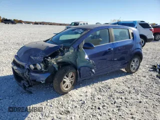 2013 Chevrolet Sonic LT with VIN 1G1JC6SB2D4158666, listed as a Copart auction lot 77833154 with 61,803 mi miles and Clean Title. Bid and sale history available at carsss.com. Image 1.