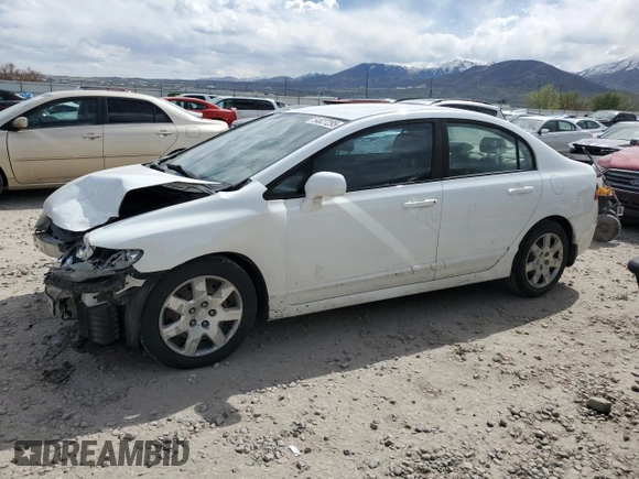 2010 Honda Civic LX with VIN 19XFA1F53AE061741, listed as a Copart auction lot 54627295 with 237,104 mi miles and Salvage Title. Bid and sale history available at DreamBid. Image 1.