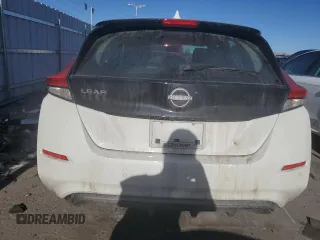 2025 Nissan LEAF S with VIN 1N4AZ1BV4SC557669, listed as a Copart auction lot 43916665 with 8,159 mi miles and Salvage Title. Bid and sale history available at carsss.com. Image 6.