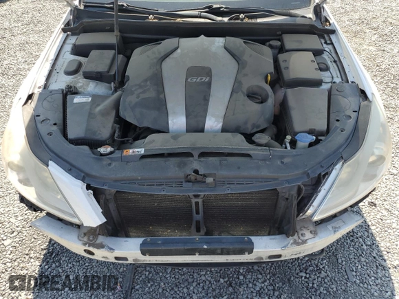 2013 Hyundai Genesis 3.8L with VIN KMHGC4DDXDU257851, listed as a Copart auction lot 59491725 with 95,844 mi miles and Salvage title. Bid and sale history available at DreamBid. Image 11.
