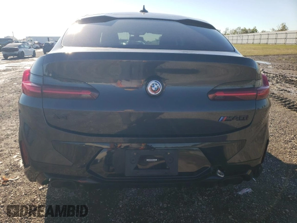 2023 BMW X4 M40i with VIN 5UX43DT01P9N51344, listed as a Copart auction lot 81478284 with 15,172 mi miles and Salvage Title. Bid and sale history available at carsss.com. Image 6.