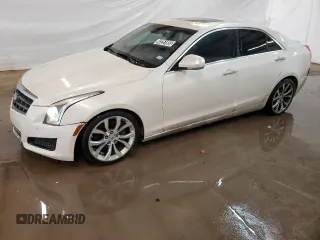 2013 Cadillac ATS Premium with VIN 1G6AE5S37D0135561, listed as a Copart auction lot 43261855 with 118,500 mi miles and Clean Title. Bid and sale history available at carsss.com. Image 1.