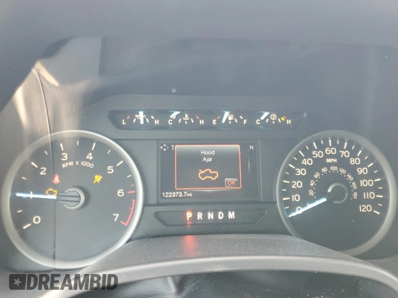 2018 Ford F-150 XL with VIN 1FTEW1EGXJKD26409, listed as a Copart auction lot 59403645 with 122,373 mi miles and Salvage title. Bid and sale history available at DreamBid. Image 9.