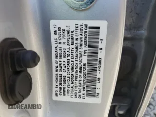 2012 Honda Civic LX z VIN 19XFB2F53CE373385, wystawiony jako Copart lot #51335755 z przebiegiem 188 159 mil mil oraz Szkoda całkowita • Salvage title. Historia ofert i sprzedaży dostępna na DreamBid. Obrazek 12.