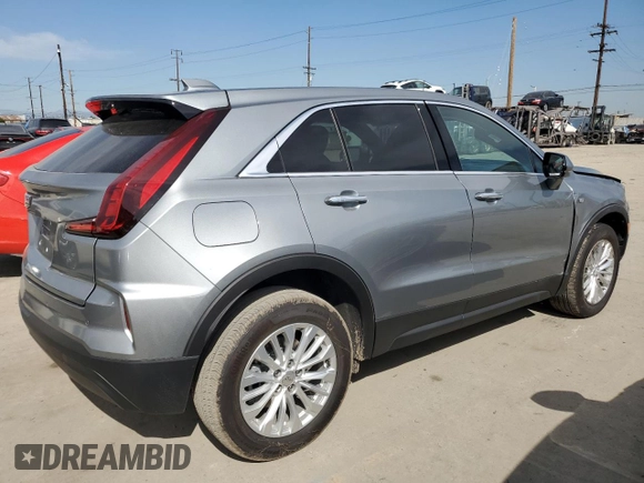 2024 Cadillac XT4 AWD Luxury with VIN 1GYFZBR40RF150020, listed as a Copart auction lot 46184565 with 9,188 mi miles and Salvage Title. Bid and sale history available at carsss.com. Image 3.