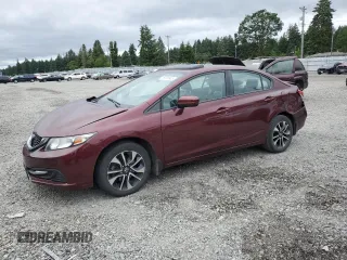 2015 Honda Civic EX z VIN 19XFB2F88FE007677, wystawiony jako Copart lot #59309945 z przebiegiem 138 275 mil mil oraz Szkoda całkowita • Salvage title. Historia ofert i sprzedaży dostępna na DreamBid. Obrazek 1.
