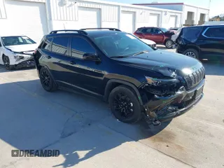 2023 Jeep Cherokee Altitude Lux with VIN 1C4PJMMB9PD100437, listed as a IAAI auction lot 41682945 with 47,428 mi miles. Bid and sale history available at carsss.com. Image 1.