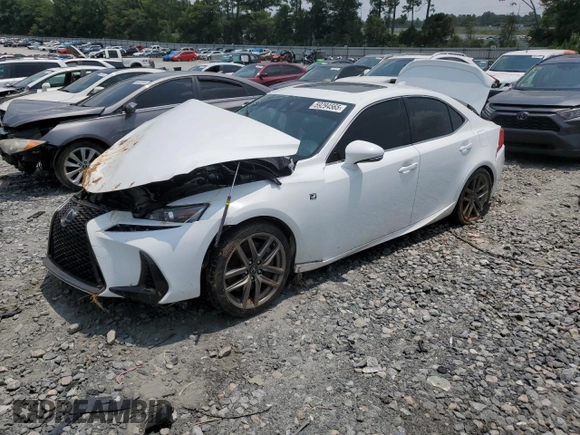 2017 Lexus IS 200t with VIN JTHBA1D25H5052504, listed as a Copart auction lot 59294565 with Not provided miles and Salvage title. Bid and sale history available at DreamBid. Image 1.