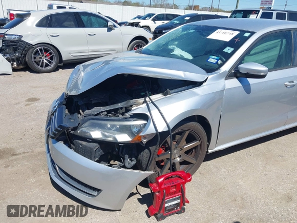 2015 Volkswagen Passat 1.8T Limited Edition with VIN 1VWAT7A30FC014689, listed as a IAAI auction lot 41758748 with 140,545 mi miles. Bid and sale history available at carsss.com. Image 6.
