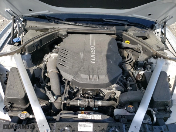 2022 Genesis G70 3.3T with VIN KMTG54TE7NU081580, listed as a Copart auction lot 47255402 with 18,660 mi miles. Bid and sale history available at carsss.com. Image 7.
