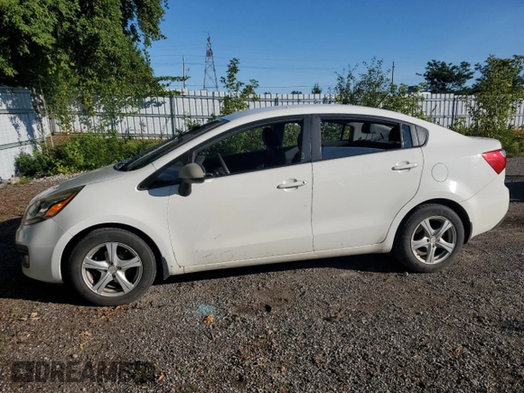 2012 Kia Rio LX with VIN KNADM4A33C6042683, listed as a Copart auction lot 68713644 with 0 mi miles and Clean Title. Bid and sale history available at carsss.com. Image 1.
