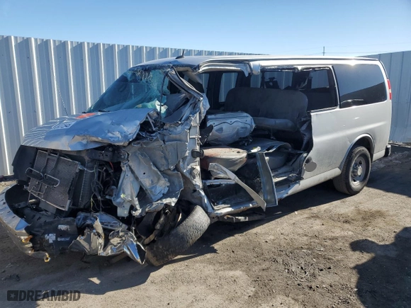 2011 Chevrolet Express Passenger 1LT with VIN 1GAWGRFG3B1126955, listed as a Copart auction lot 89272945 with 0 mi miles and Non Repairable. Bid and sale history available at carsss.com. Image 1.