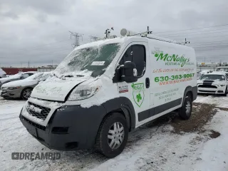 2019 Ram ProMaster Cargo with VIN 3C6TRVAG2KE503235, listed as a Copart auction lot 85462974 with 87,051 mi miles and Salvage Title. Bid and sale history available at carsss.com. Image 1.