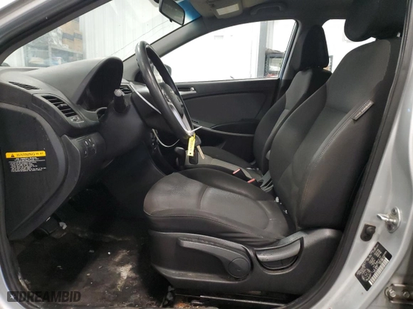 2013 Hyundai Accent GL with VIN KMHCT5AE3DU106089, listed as a Copart auction lot 52165375 with 107,414 mi miles and Salvage Title. Bid and sale history available at carsss.com. Image 7.