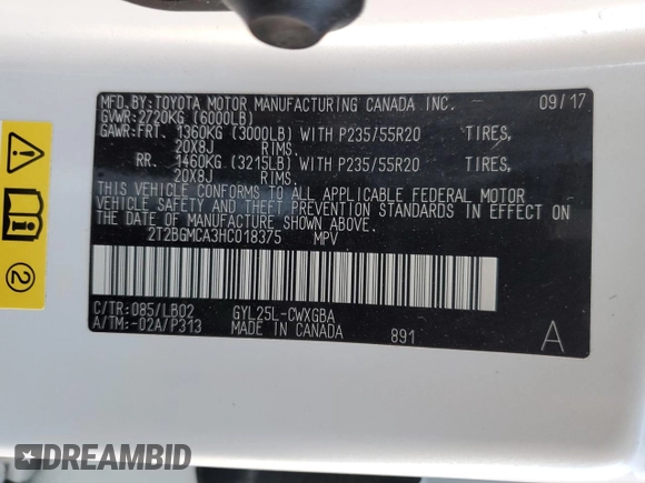 2017 Lexus RX with VIN 2T2BGMCA3HC018375, listed as a Copart auction lot 84095444 with 77,018 mi miles and Salvage Title. Bid and sale history available at carsss.com. Image 12.