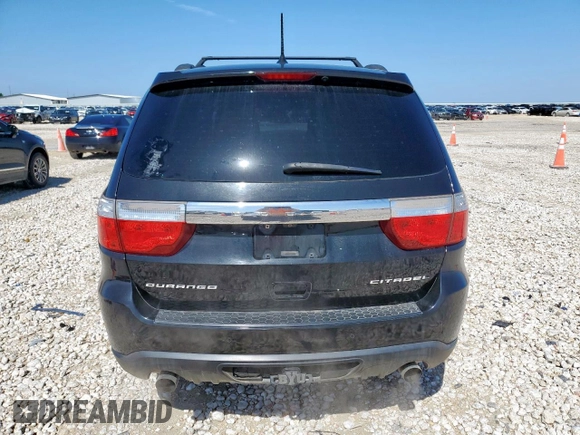 2011 Dodge Durango Citadel with VIN 1D4SD5GT7BC613523, listed as a Copart auction lot 57176925 with 174,702 mi miles and Salvage title. Bid and sale history available at DreamBid. Image 6.