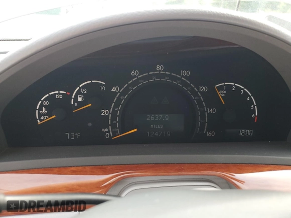 2002 Mercedes-Benz S 430 z VIN WDBNG70J02A289508, wystawiony jako Copart lot #56214015 z przebiegiem 124 719 mil mil oraz Szkoda całkowita • Salvage title. Historia ofert i sprzedaży dostępna na DreamBid. Obrazek 9.