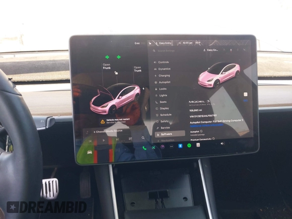 2020 Tesla Model 3 Standard Range Plus z VIN 5YJ3E1EA4LF597181, wystawiony jako IAAI lot #42283159 z przebiegiem 109 993 mil mil oraz . Historia ofert i sprzedaży dostępna na DreamBid. Obrazek 17.