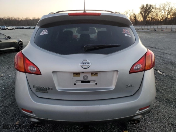 2009 Nissan Murano S with VIN JN8AZ18U89W008353, listed as a Copart auction lot 46619225 with 130,749 mi miles and Salvage Title. Bid and sale history available at carsss.com. Image 6.