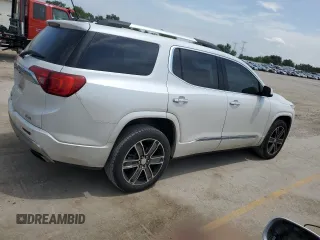 2017 GMC Acadia Denali with VIN 1GKKNXLSXHZ178316, listed as a Copart auction lot 58015355 with 166,540 mi miles and Salvage title. Bid and sale history available at DreamBid. Image 3.