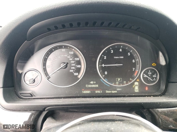 2016 BMW 5 Series 528i with VIN WBA5A5C52GD529425, listed as a Copart auction lot 51004605 with 140,981 mi miles and Salvage Title. Bid and sale history available at carsss.com. Image 9.