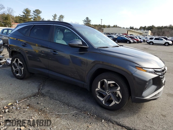 2023 Hyundai Tucson SEL z VIN 5NMJFCAE2PH196581, wystawiony jako Copart lot #48885265 z przebiegiem 44 171 mil mil oraz Szkoda całkowita • Salvage title. Historia ofert i sprzedaży dostępna na DreamBid. Obrazek 4.