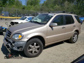 2004 Mercedes-Benz M with VIN 4JGAB75EX4A491796, listed as a Copart auction lot 54076205 with 122,831 mi miles and Clean Title. Bid and sale history available at carsss.com. Image 1.