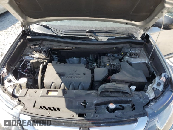 2018 Mitsubishi Outlander ES with VIN JA4AZ3A36JZ059615, listed as a Copart auction lot 54954485 with 107,626 mi miles and Salvage title. Bid and sale history available at DreamBid. Image 12.