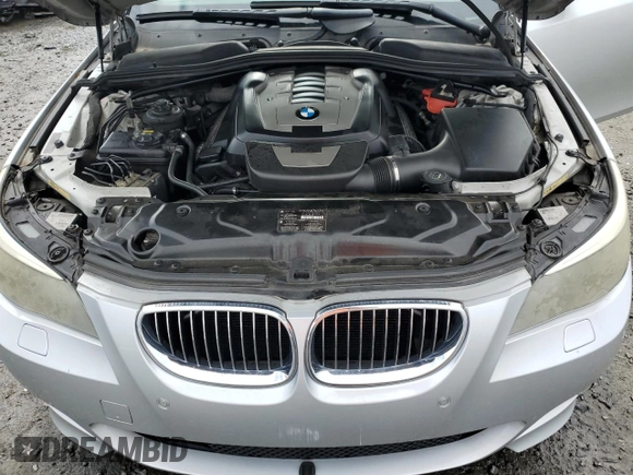 2008 BMW 5 Series 550i with VIN WBANW53598CT48301, listed as a Copart auction lot 48966175 with 221,277 mi miles and Clean Title. Bid and sale history available at carsss.com. Image 11.