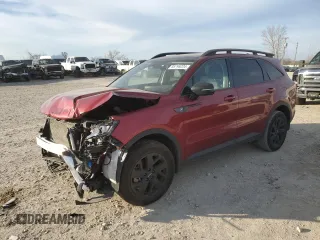 2023 Kia Sorento X-Line S with VIN 5XYRLDLC3PG181899, listed as a Copart auction lot 85795224 with 24,759 mi miles and Salvage Title. Bid and sale history available at carsss.com. Image 1.
