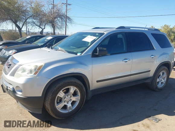 2010 GMC Acadia SL with VIN 1GKLRKED5AJ262283, listed as a IAAI auction lot 41670958 with 177,634 mi miles. Bid and sale history available at carsss.com. Image 6.