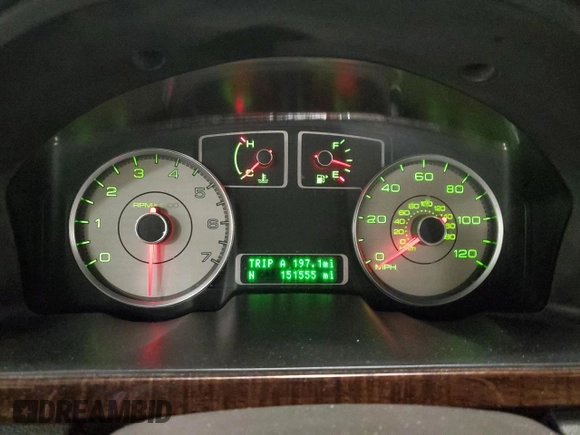 2009 Ford Taurus Limited with VIN 1FAHP25W99G125788, listed as a Copart auction lot 46697675 with 151,555 mi miles and Salvage Title. Bid and sale history available at carsss.com. Image 9.