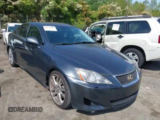 2008 Lexus IS 350 with VIN JTHBE262285019919, listed as a IAAI auction lot 42032698 with 238,525 mi miles and . Bid and sale history available at DreamBid. Image 1.