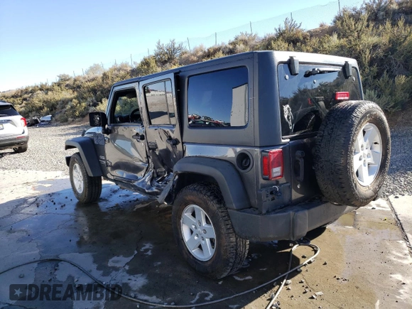 2018 Jeep Wrangler JK Unlimited Sport S with VIN 1C4HJWDG6JL931130, listed as a Copart auction lot 71254354 with 104,230 mi miles and Salvage Title. Bid and sale history available at carsss.com. Image 2.