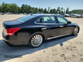 2016 Hyundai Equus Signature with VIN KMHGH4JH3GU102443, listed as a Copart auction lot 65938425 with 45,899 mi miles and Salvage title. Bid and sale history available at DreamBid. Image 3.