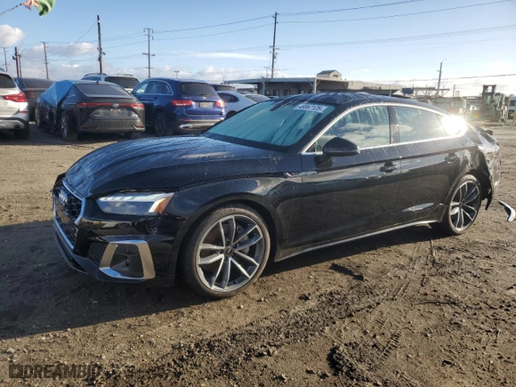 2024 Audi A5 Sportback S line Premium with VIN WAUDACF58RA004479, listed as a Copart auction lot 48067125 with 5,952 mi miles and Salvage Title. Bid and sale history available at carsss.com. Image 1.