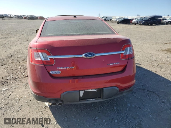 2011 Ford Taurus Limited с VIN 1FAHP2FW7BG112204, выставлен на аукционе Copart как лот 48649825 с пробегом Не указан миль и На запчасти • Non repairable. История ставок и продаж доступна на DreamBid. Изображение 6.