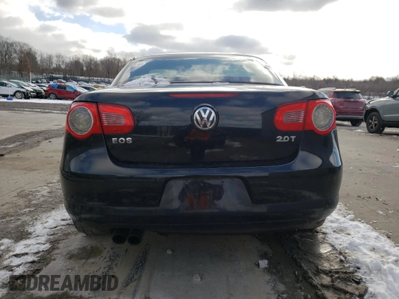 2007 Volkswagen Eos 2.0T with VIN WVWFA71F67V037800, listed as a Copart auction lot 83489074 with 114,727 mi miles and Salvage Title. Bid and sale history available at DreamBid. Image 6.