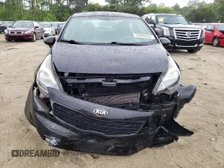 2015 Kia Rio LX with VIN KNADM4A36F6461146, listed as a Copart auction lot 54969204 with 74,501 mi miles and Salvage Title. Bid and sale history available at carsss.com. Image 5.