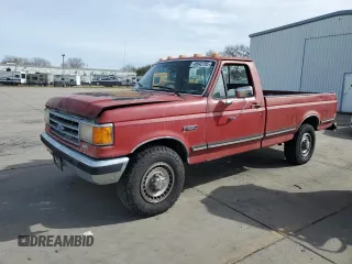 1989 Ford F-250 with VIN 1FTHF25H4KLB39710, listed as a Copart auction lot 45642705 with 40,530 mi miles and Salvage Title. Bid and sale history available at DreamBid. Image 1.
